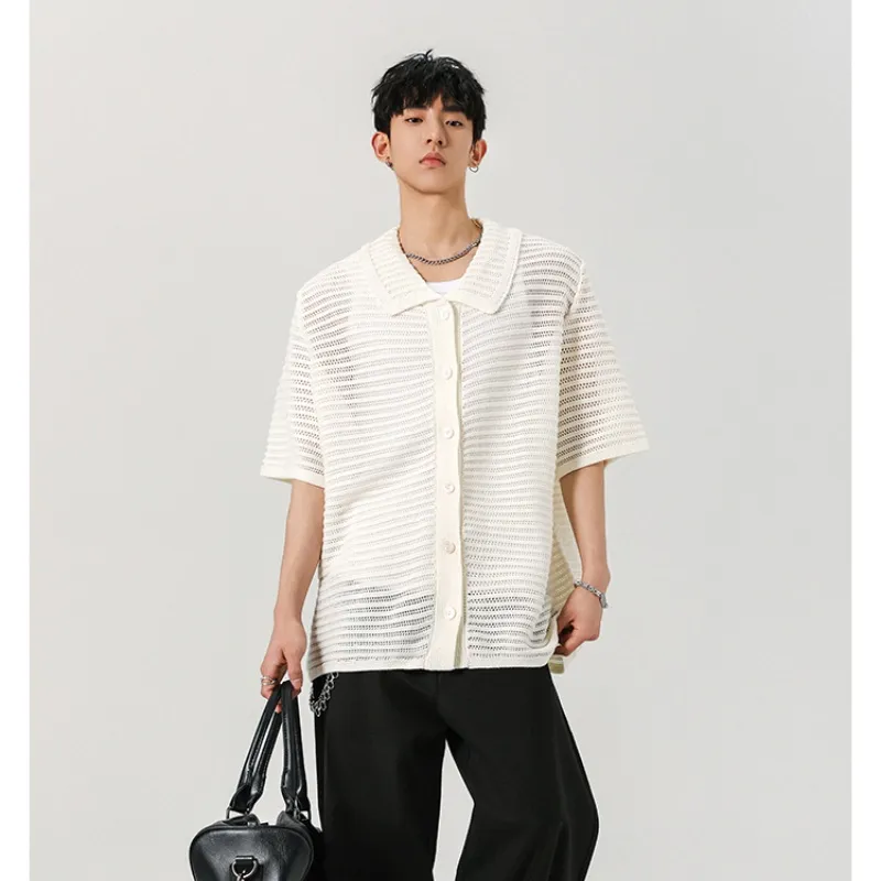 PAINT STAIN Fashion Shirt Unisex Classic White Apricot-10