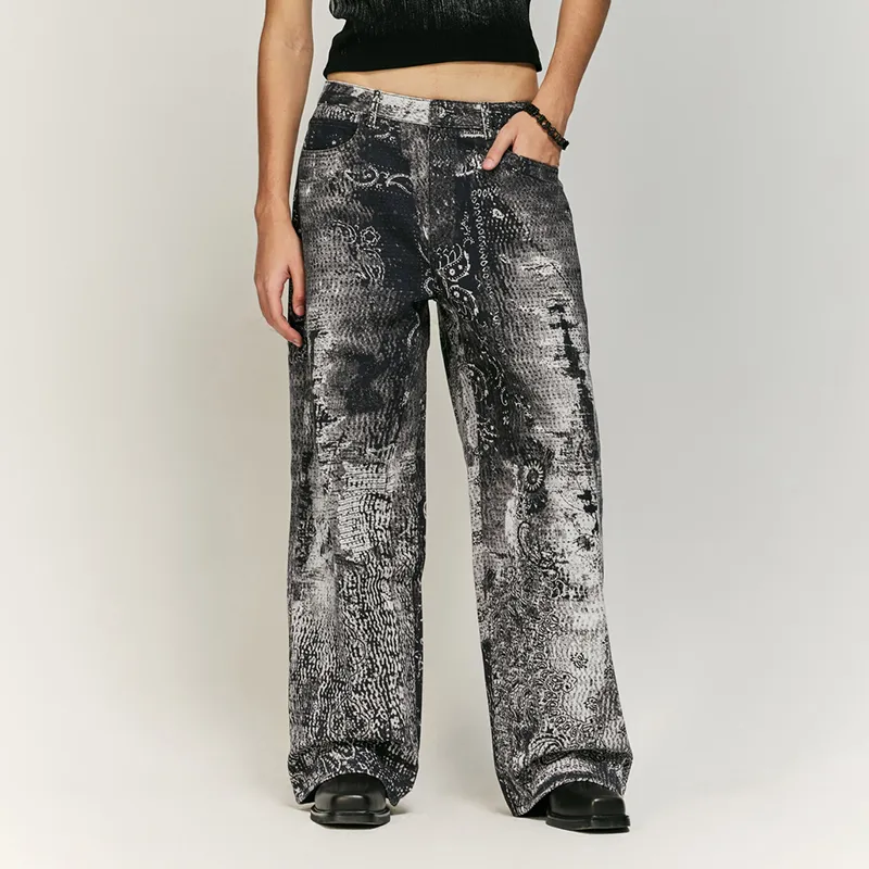 IXXAT Jeans Unisex Distressed Grey-2