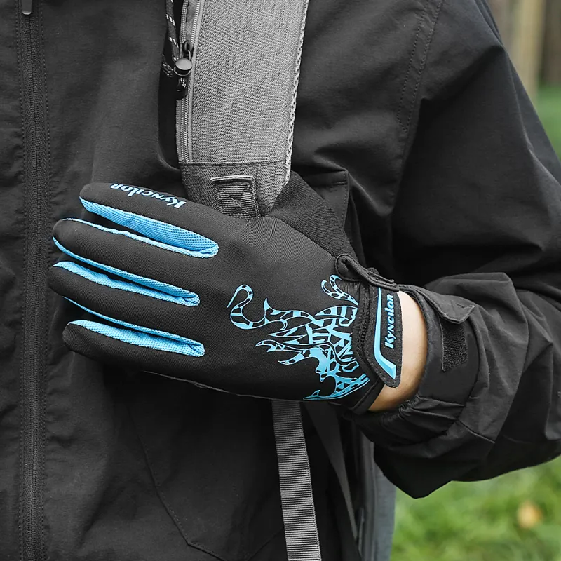 HNJ Riding Equipment Cycling Glove Unisex SBR, Microfiber, Lycra-3