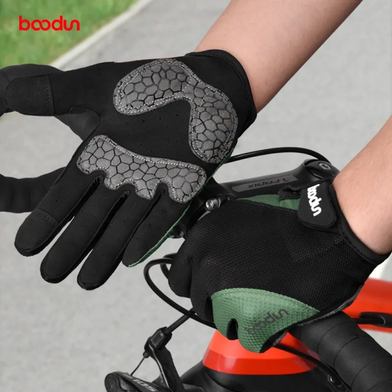 HNJ Riding Equipment Cycling Glove Unisex Microfiber, Mesh, Silicone-6