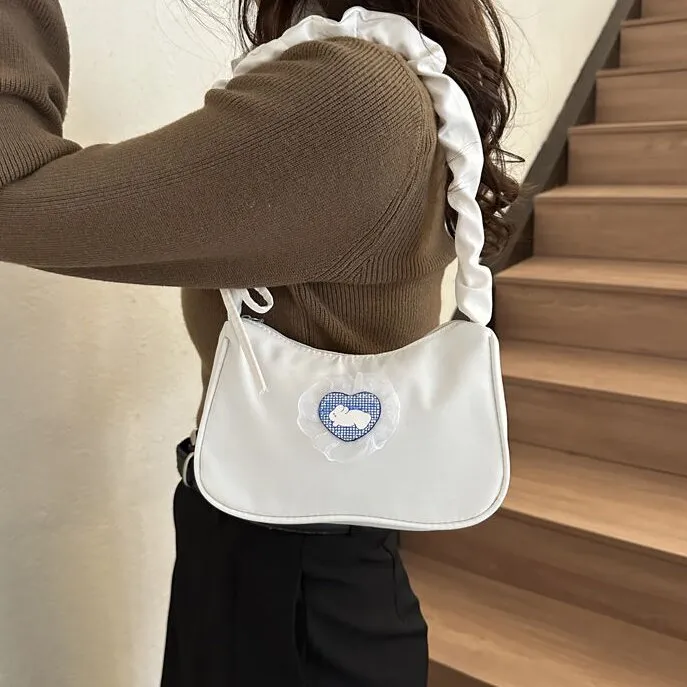 CORE BIRD Canvas Bag Shoulder Bags Women's Black/White/Green/Fuchsia/Orange-10