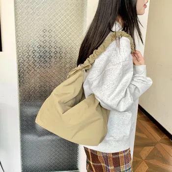 CORE BIRD Nylon Portable Crossbody Bag Shoulder Bag Women's Khaki/Blue/Gray/Green/Black