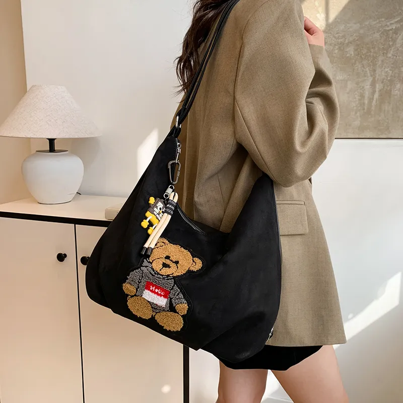 CORE BIRD PU Double Shoulder Crossbody Bag, Shoulder Bag Regular Women's Brown/Red/Coffee/Black-19