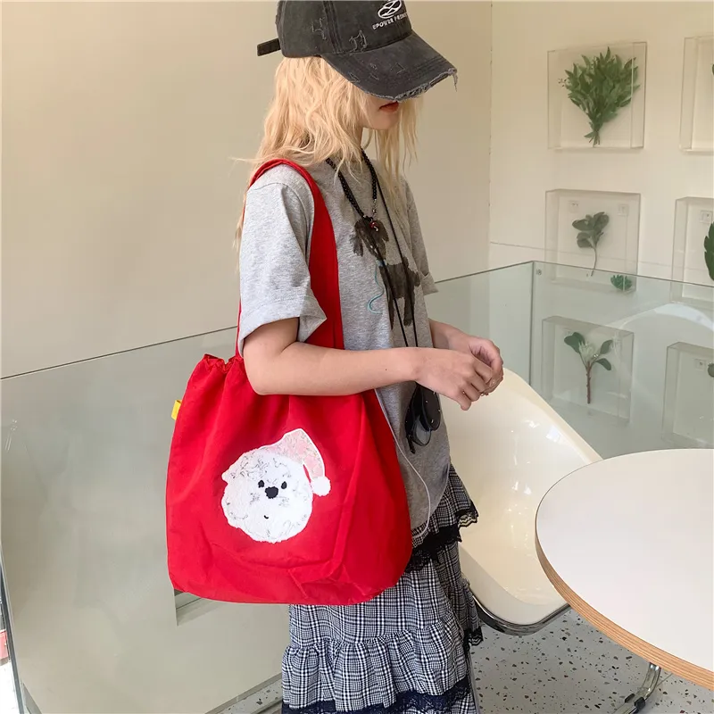 CORE BIRD Canvas Shoulder Bag Women's Multicolor-1