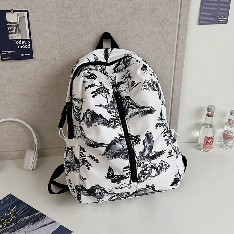 CORE BIRD Nylon Backpack Regular Unisex Multicolor-7