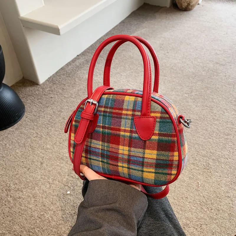 CORE BIRD PU Handbags Shoulder Bags Regular Women's Red-2