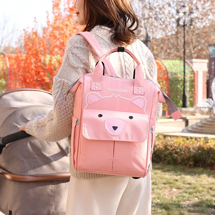 CORE BIRD Nylon Backpack Regular Unisex Multicolor-2