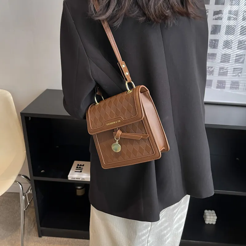 CORE BIRD PU Shoulder Bag, Crossbody Bag, Handbag Women's Black/Green/Coffee-9