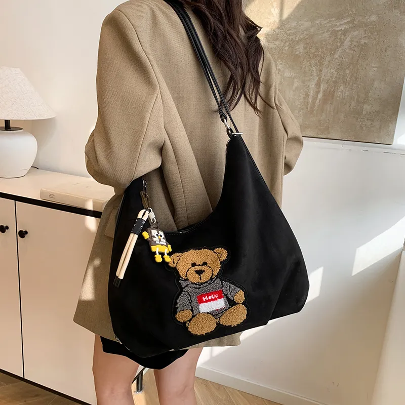 CORE BIRD PU Double Shoulder Crossbody Bag, Shoulder Bag Regular Women's Brown/Red/Coffee/Black-21