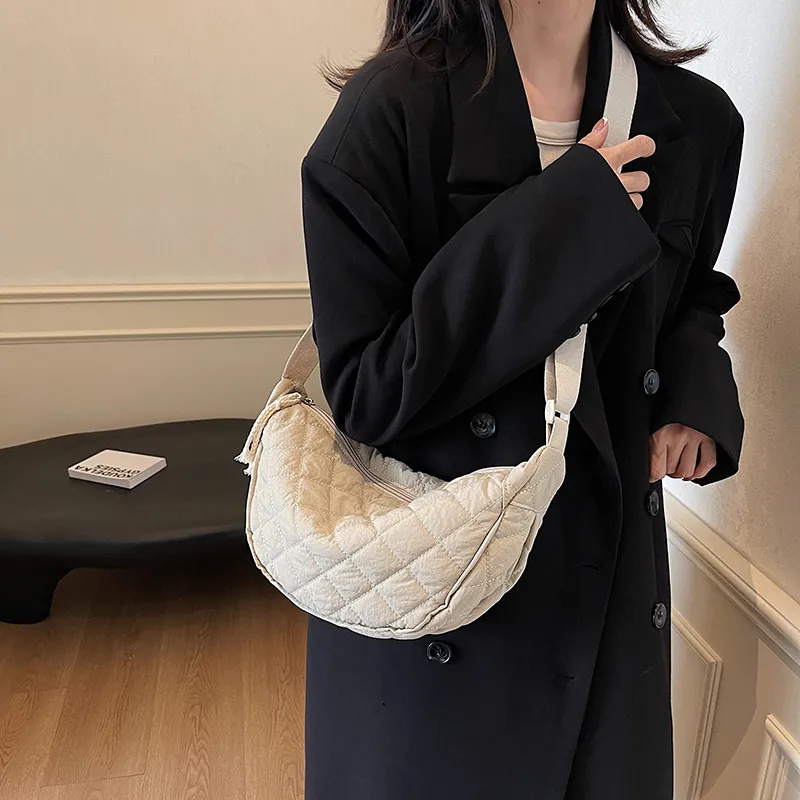 CORE BIRD Canvas Bag, Portable Crossbody Bag, Shoulder Bag Women's Multicolor-4
