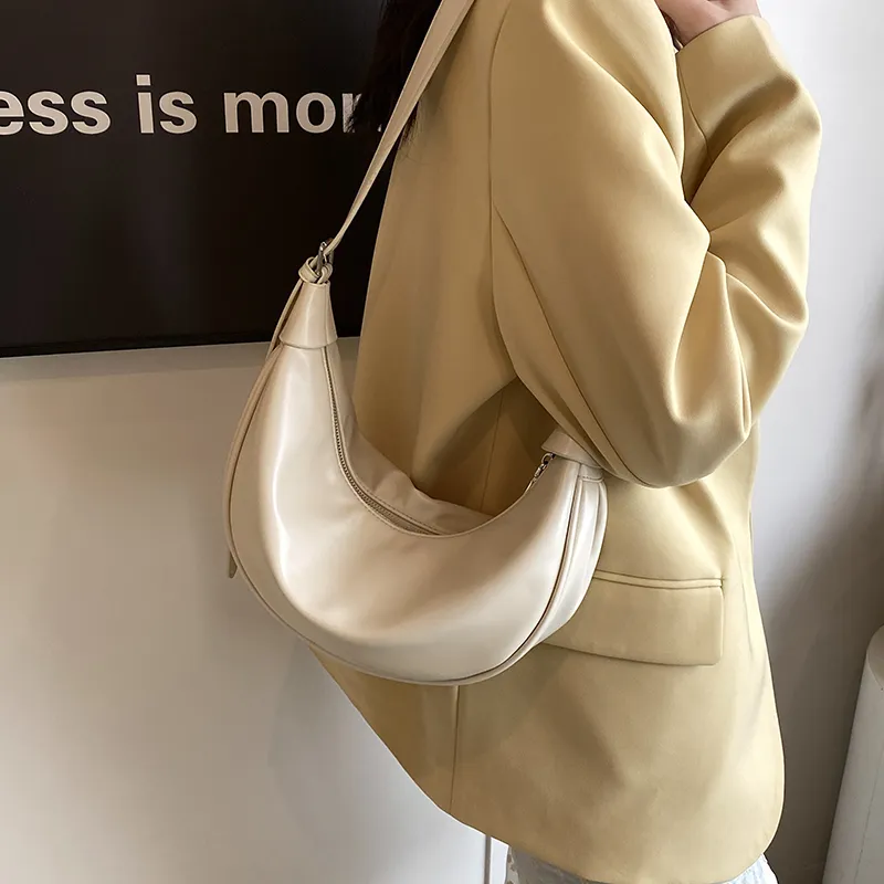 CORE BIRD PU Crossbody Bag, Shoulder Bag Women's Black/Yellow/White/Silver-4