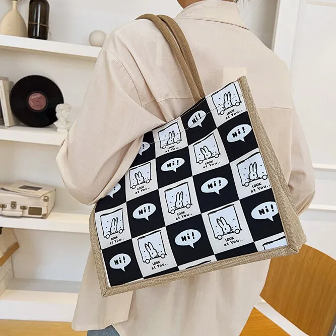 CORE BIRD Canvas Bag, Shoulder Bag Women's Multicolor-9