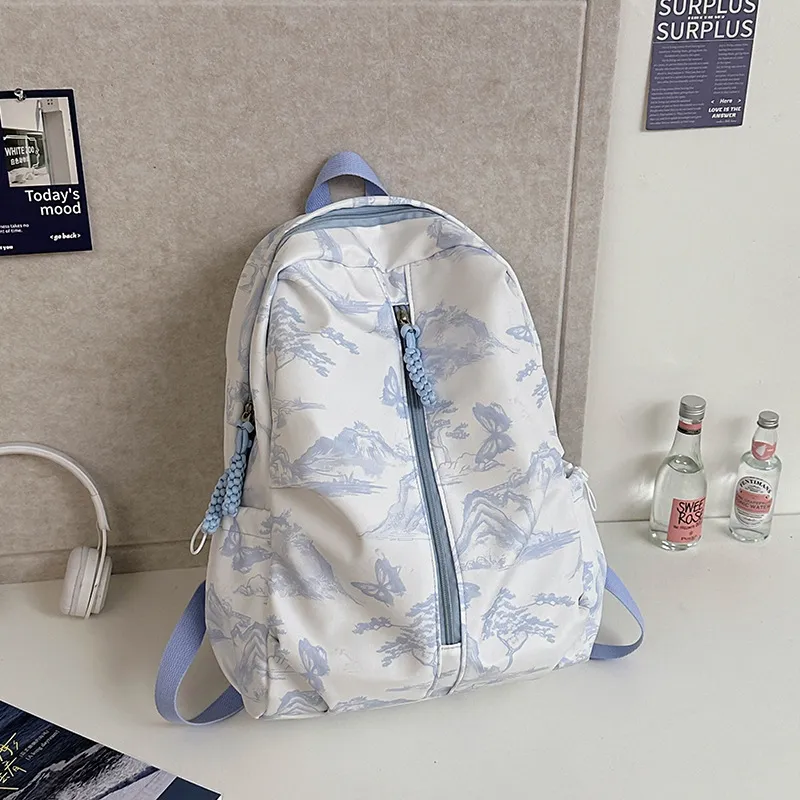 CORE BIRD Nylon Backpack Regular Unisex Multicolor-4