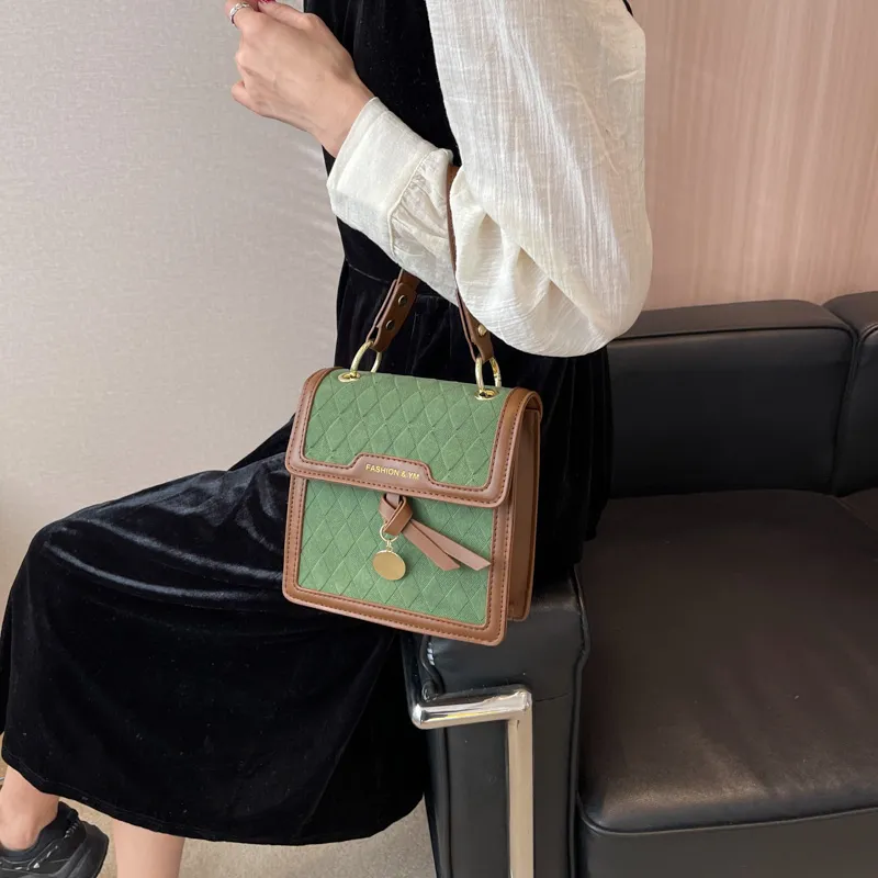 CORE BIRD PU Shoulder Bag, Crossbody Bag, Handbag Women's Black/Green/Coffee-1