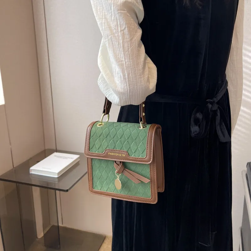 CORE BIRD PU Shoulder Bag, Crossbody Bag, Handbag Women's Black/Green/Coffee-2