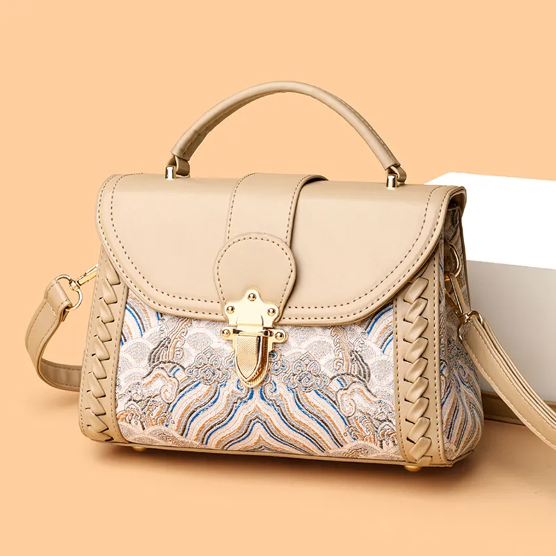 CORE BIRD PU Handbag Regular Women's Multicolor-3