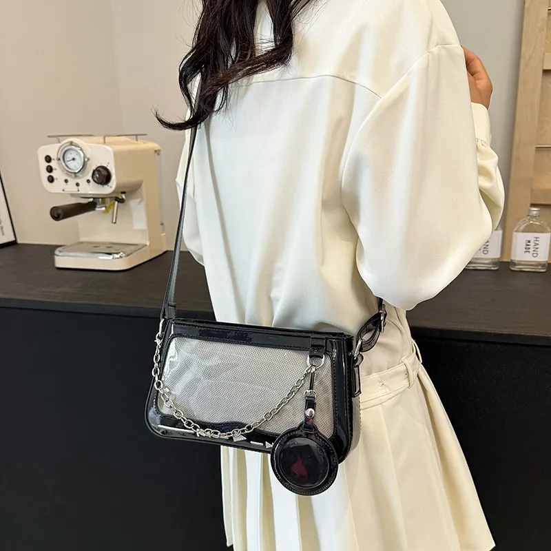 CORE BIRD PU Shoulder Bag Women's Multicolor-12
