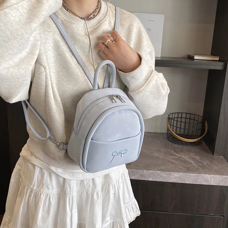 CORE BIRD PU Backpack Regular Unisex Blue-2