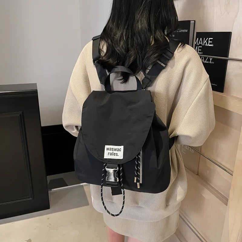 CORE BIRD Nylon Fabric Backpack Women's Multicolor-28