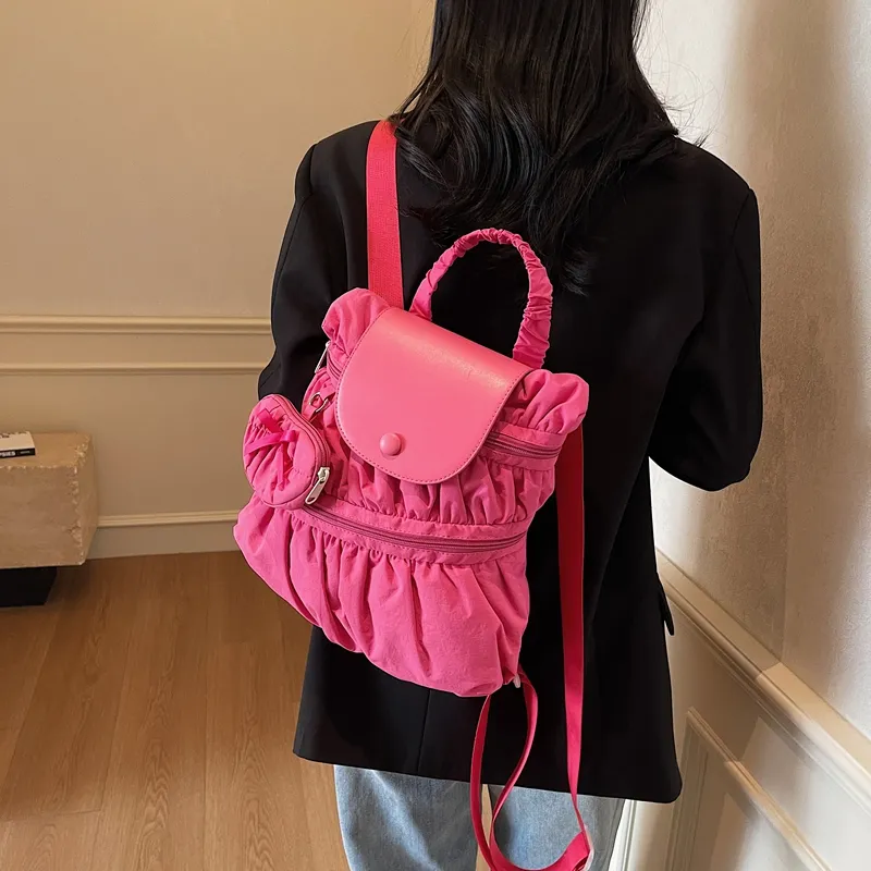 CORE BIRD Fabric Backpack Women's Multicolor-30