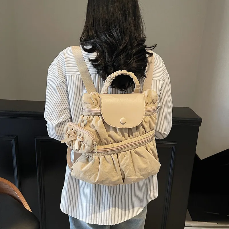 CORE BIRD Fabric Backpack Women's Multicolor-17