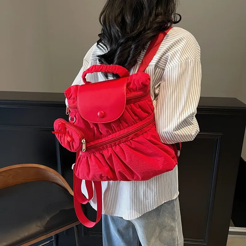 CORE BIRD Fabric Backpack Women's Multicolor-27