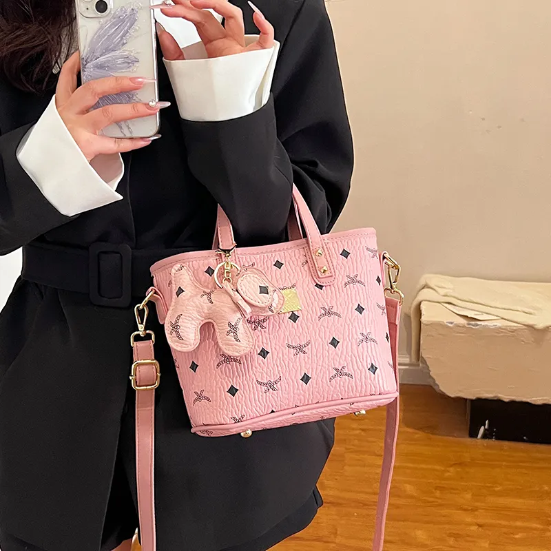CORE BIRD PU Handbag Regular Women's Multicolor-6