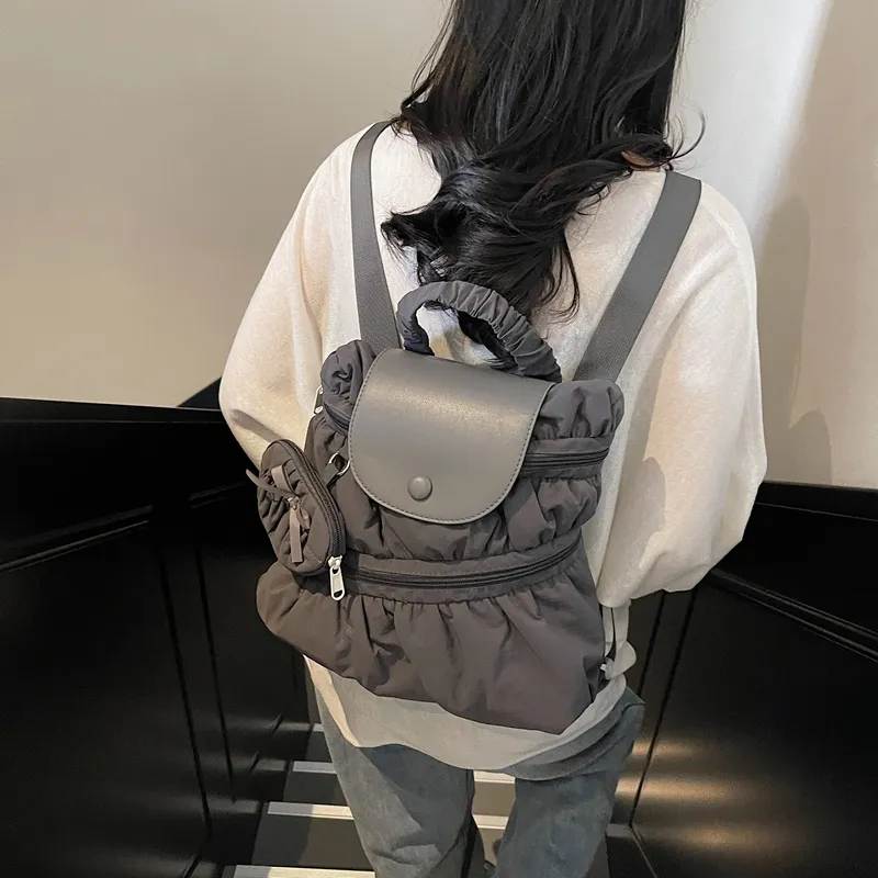 CORE BIRD Fabric Backpack Women's Multicolor-11