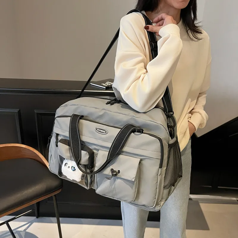 CORE BIRD Fabric Travel Bag Unisex Multicolor-6