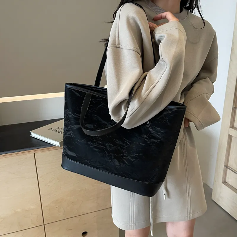 CORE BIRD PU Tote Bag Shopping Bag Shoulder Bags Regular Women's Multicolor-8