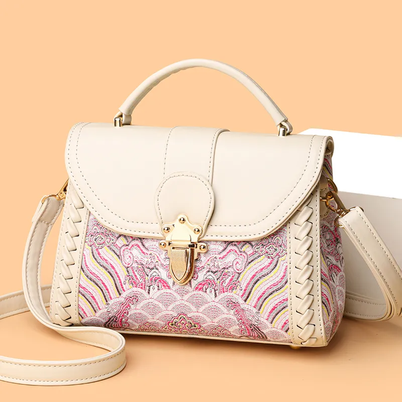 CORE BIRD PU Handbag Regular Women's Multicolor-6