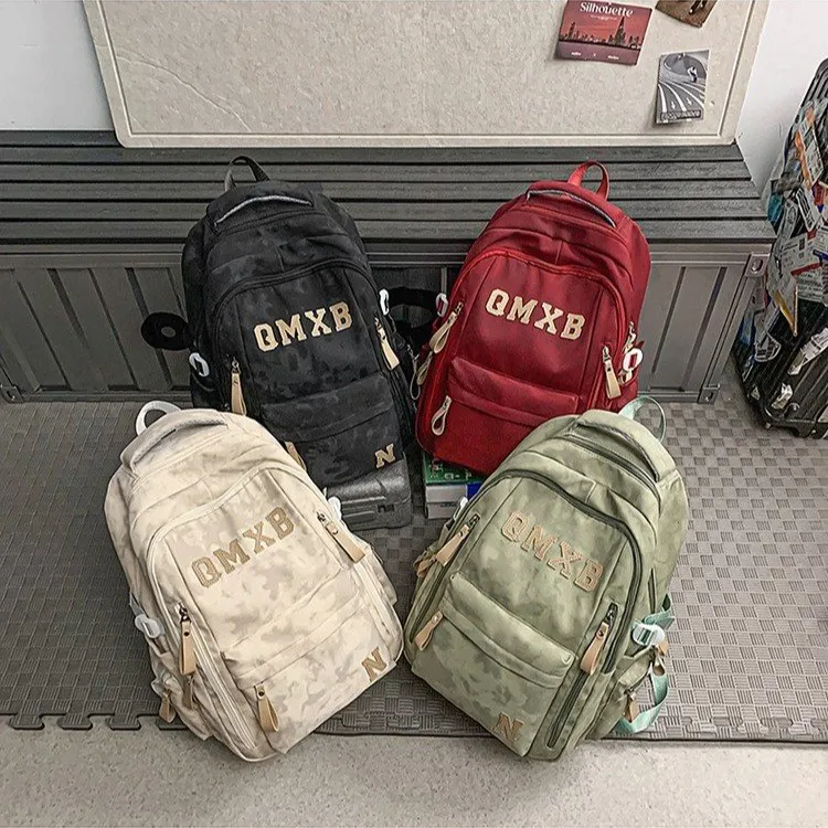 CORE BIRD Nylon Backpack Unisex Multicolor-2