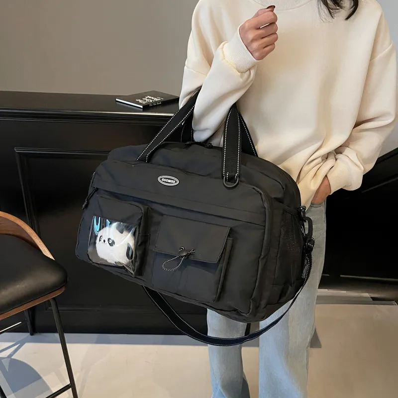 CORE BIRD Fabric Travel Bag Unisex Multicolor-10