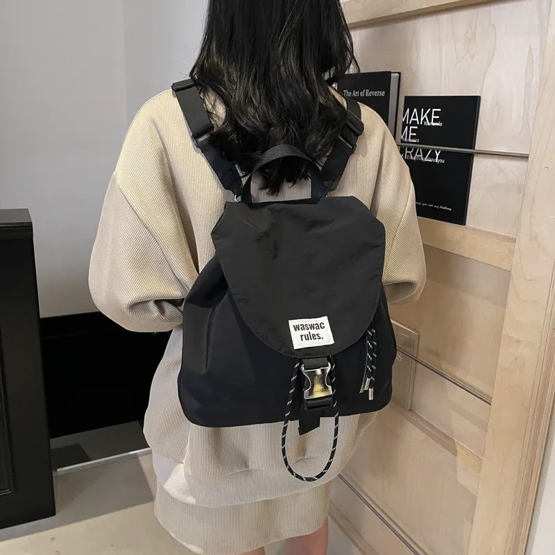 CORE BIRD Nylon Fabric Backpack Women's Multicolor-29