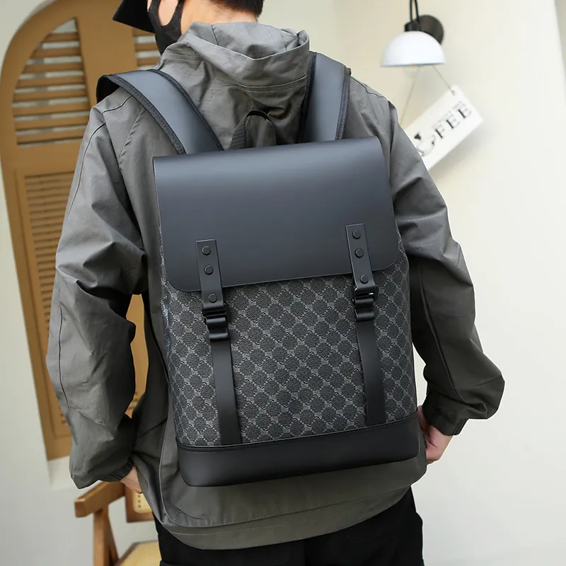 CORE BIRD Nylon Backpack Men's Multicolor-3