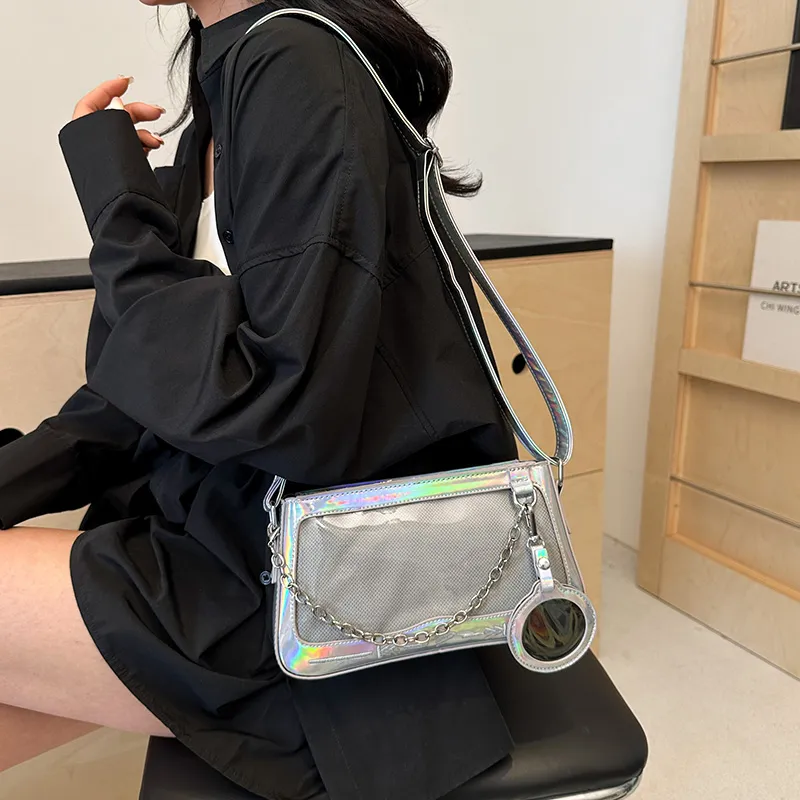 CORE BIRD PU Shoulder Bag Women's Multicolor-4