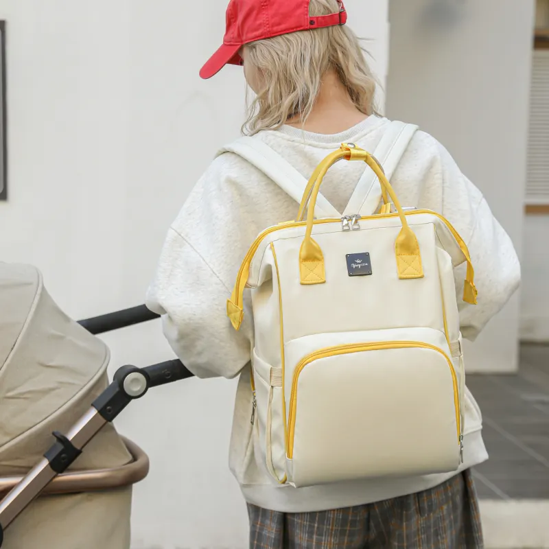 CORE BIRD Nylon Fabric Backpack Women's Multicolor-1