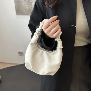 CORE BIRD PU Handbag Regular Women's White/Blue/Pink/Black