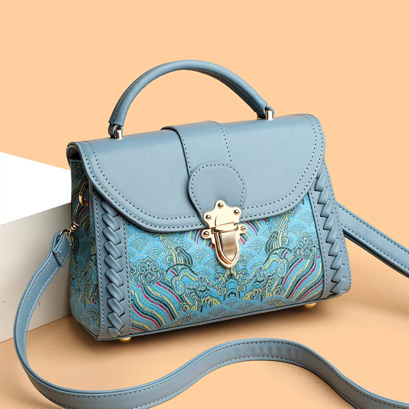 CORE BIRD PU Handbag Regular Women's Multicolor-8