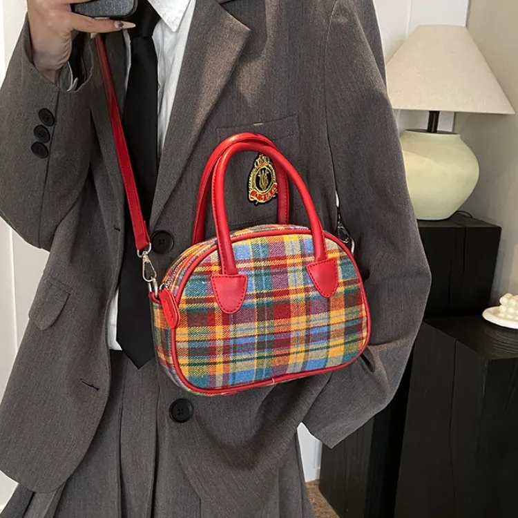 CORE BIRD PU Handbags Shoulder Bags Regular Women's Red-5