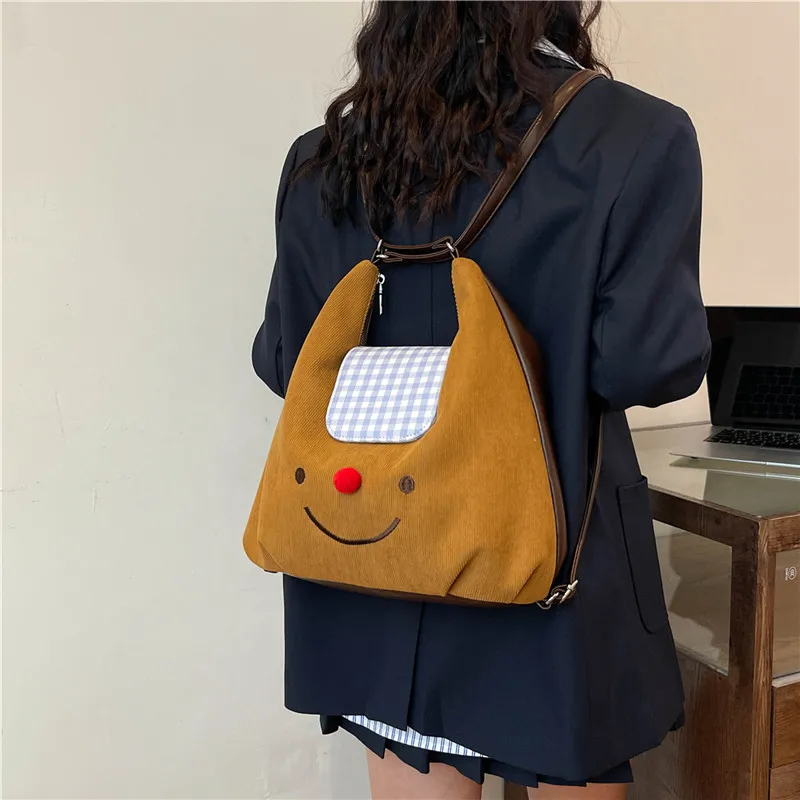 CORE BIRD Strips Shoulder Bag Regular Women's Brown-8