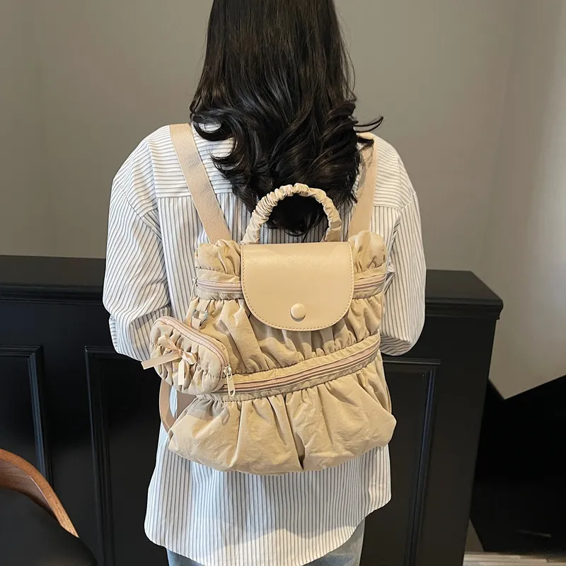 CORE BIRD Fabric Backpack Women's Multicolor-18