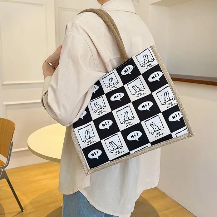 CORE BIRD Canvas Bag, Shoulder Bag Women's Multicolor-10