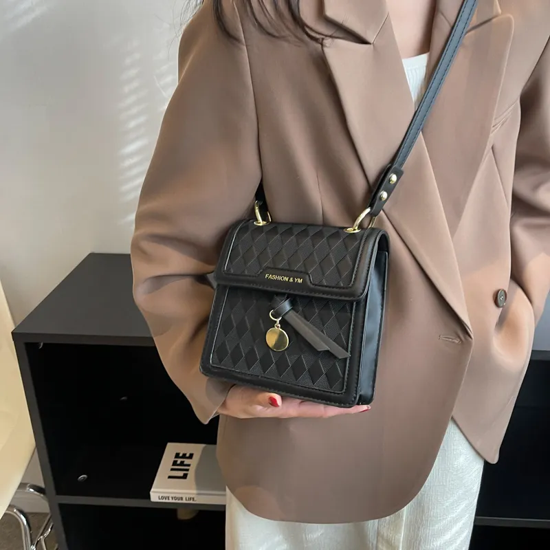 CORE BIRD PU Shoulder Bag, Crossbody Bag, Handbag Women's Black/Green/Coffee-12