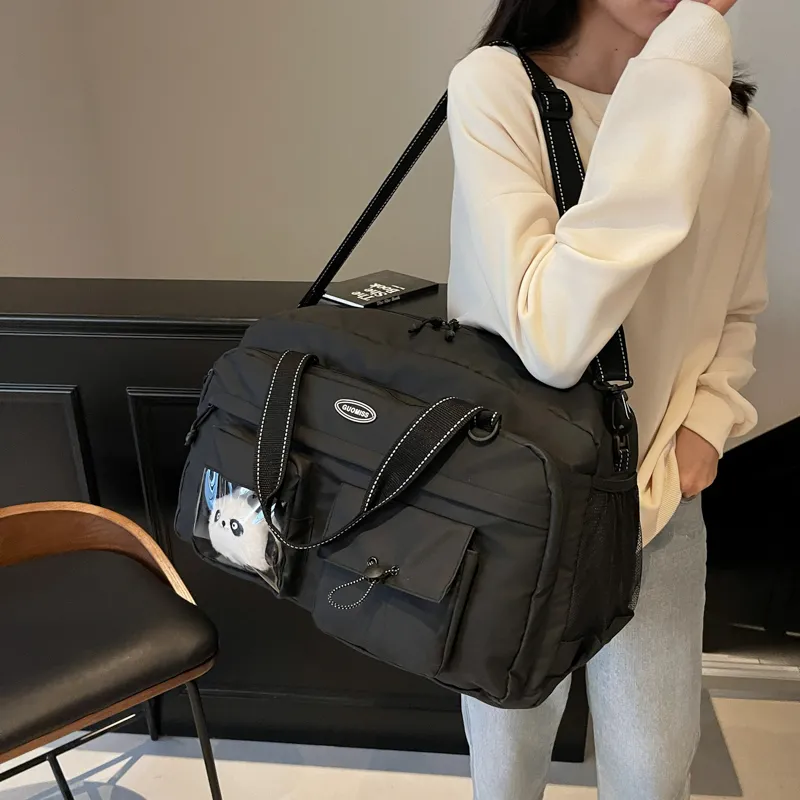 CORE BIRD Fabric Travel Bag Unisex Multicolor-11