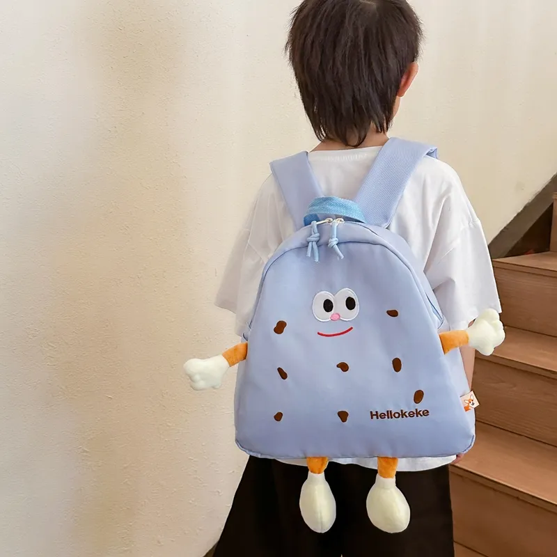 CORE BIRD Nylon Backpack Unisex Yellow/Pink/White/Blue-14