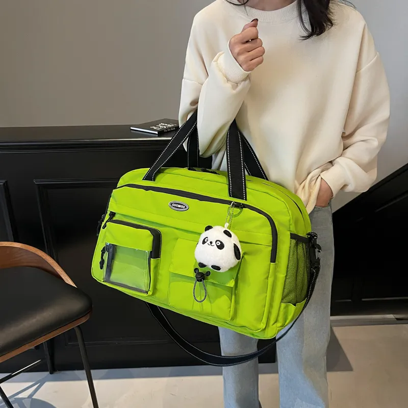 CORE BIRD Fabric Travel Bag Unisex Multicolor-13