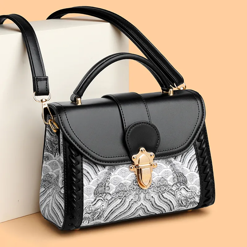 CORE BIRD PU Handbag Regular Women's Multicolor-13