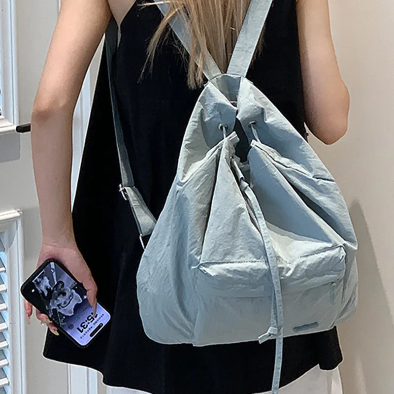 CORE BIRD Nylon Fabric Backpack Regular Women's Multicolor-4