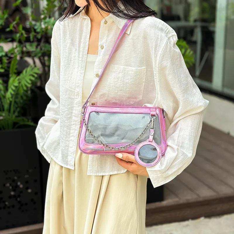 CORE BIRD PU Shoulder Bag Women's Multicolor-9
